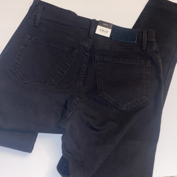 (26) Able Button Front Daysi Wash Jeans, Size 25, NWT - Picture 5 of 6